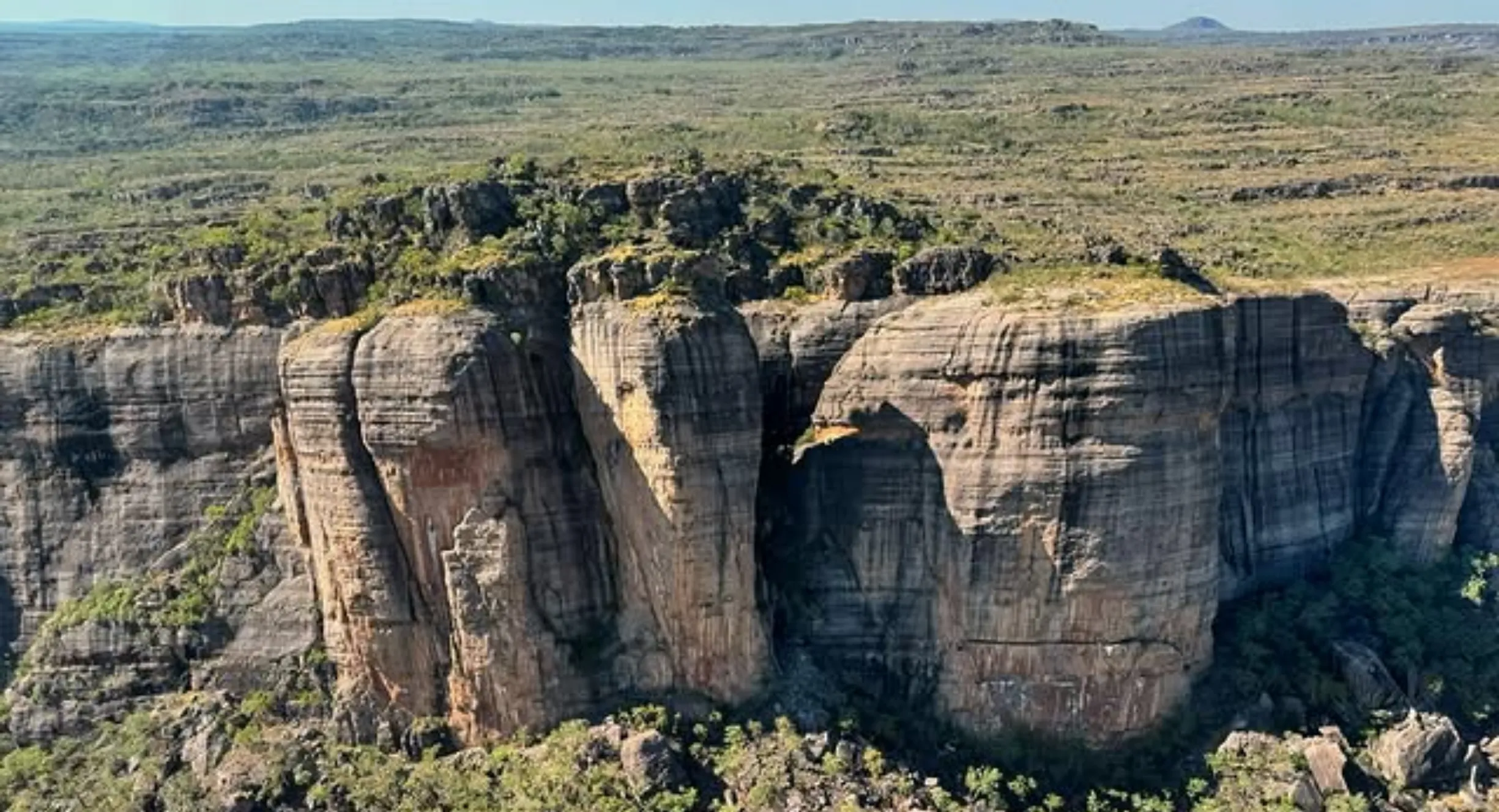 rock outcrops