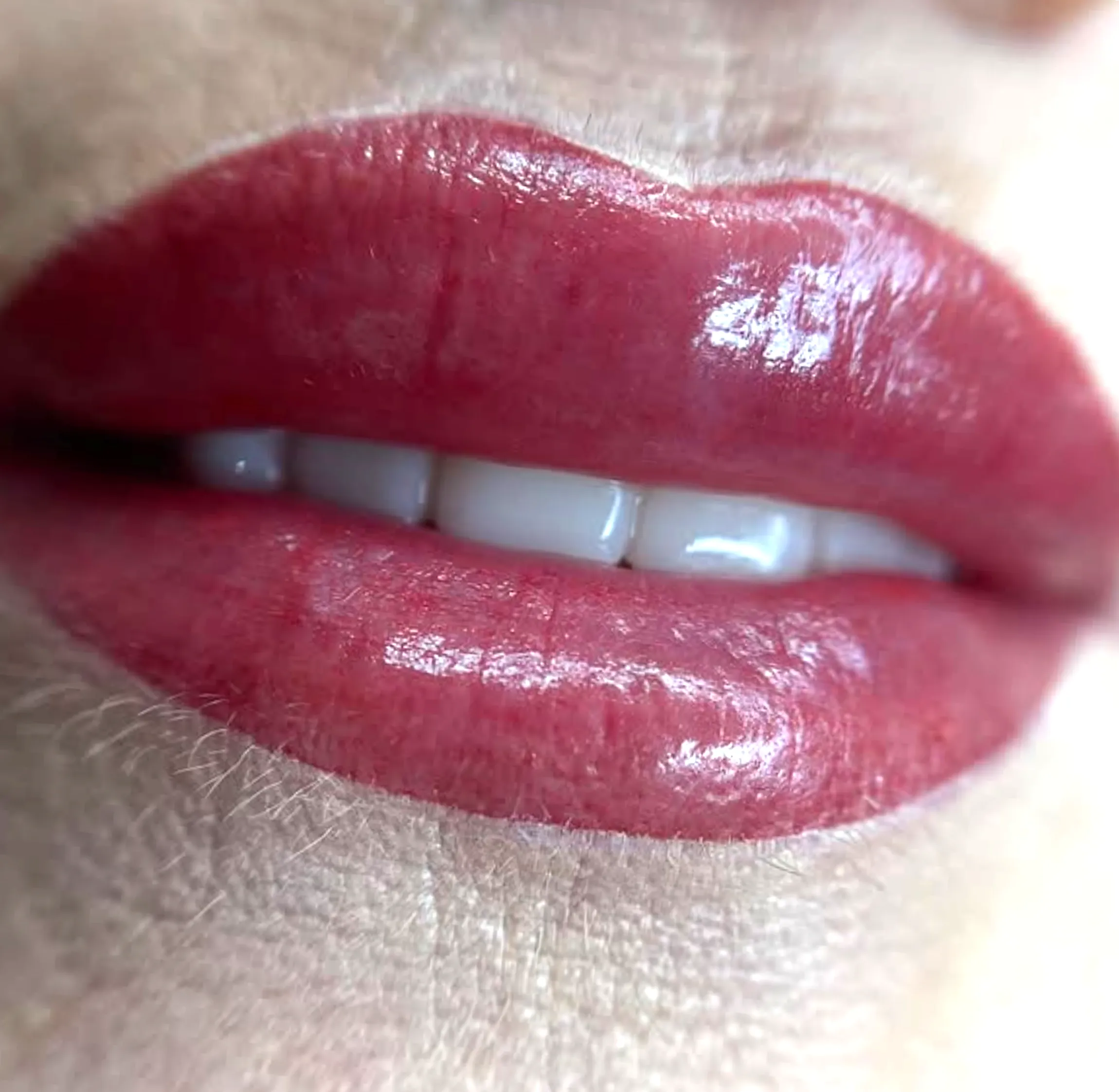 lip tattoo numbing