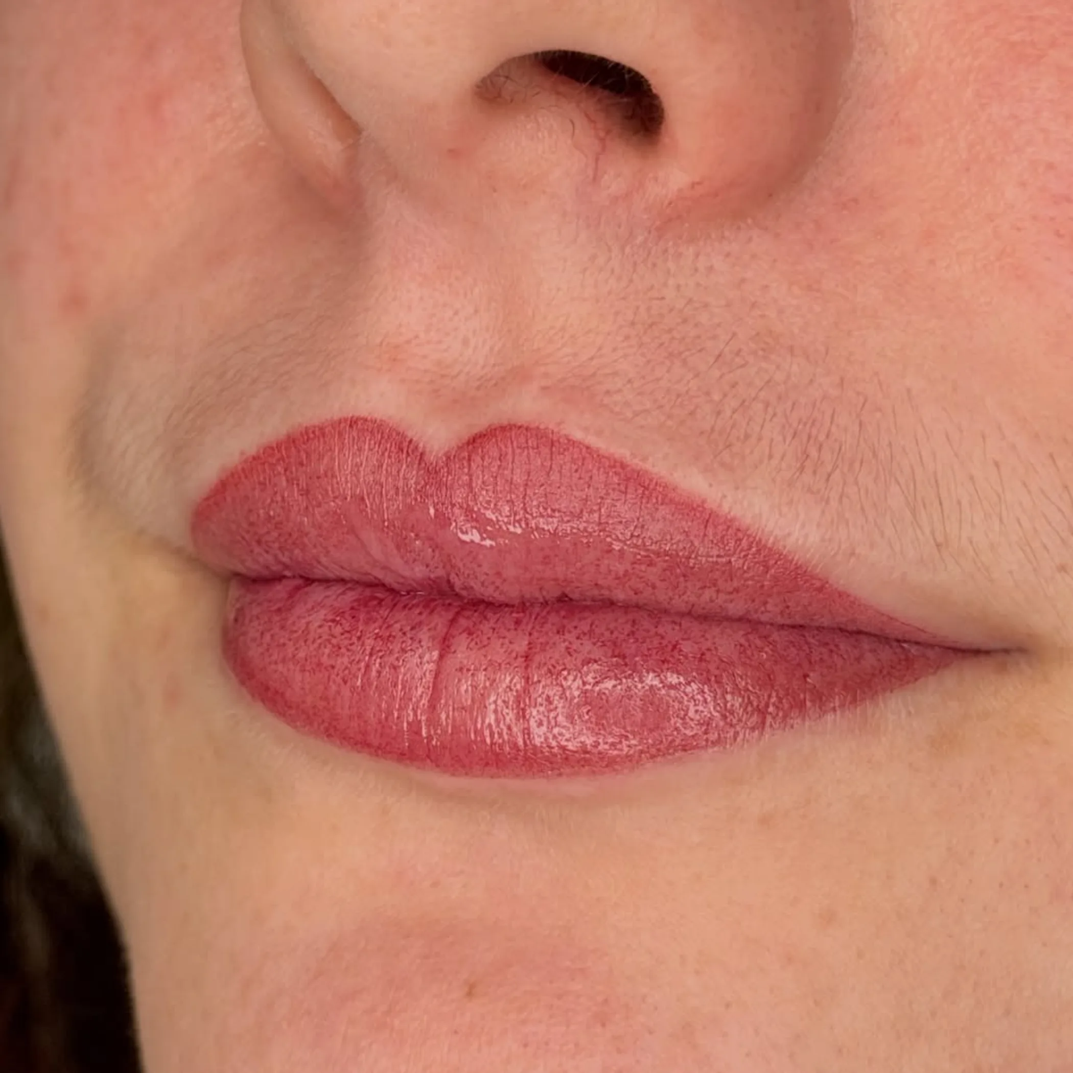 natural lip blush tattoo enhancement