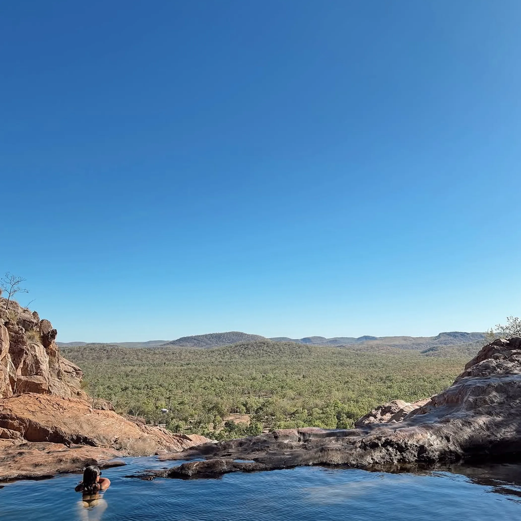 kakadu pool and rocky landscape