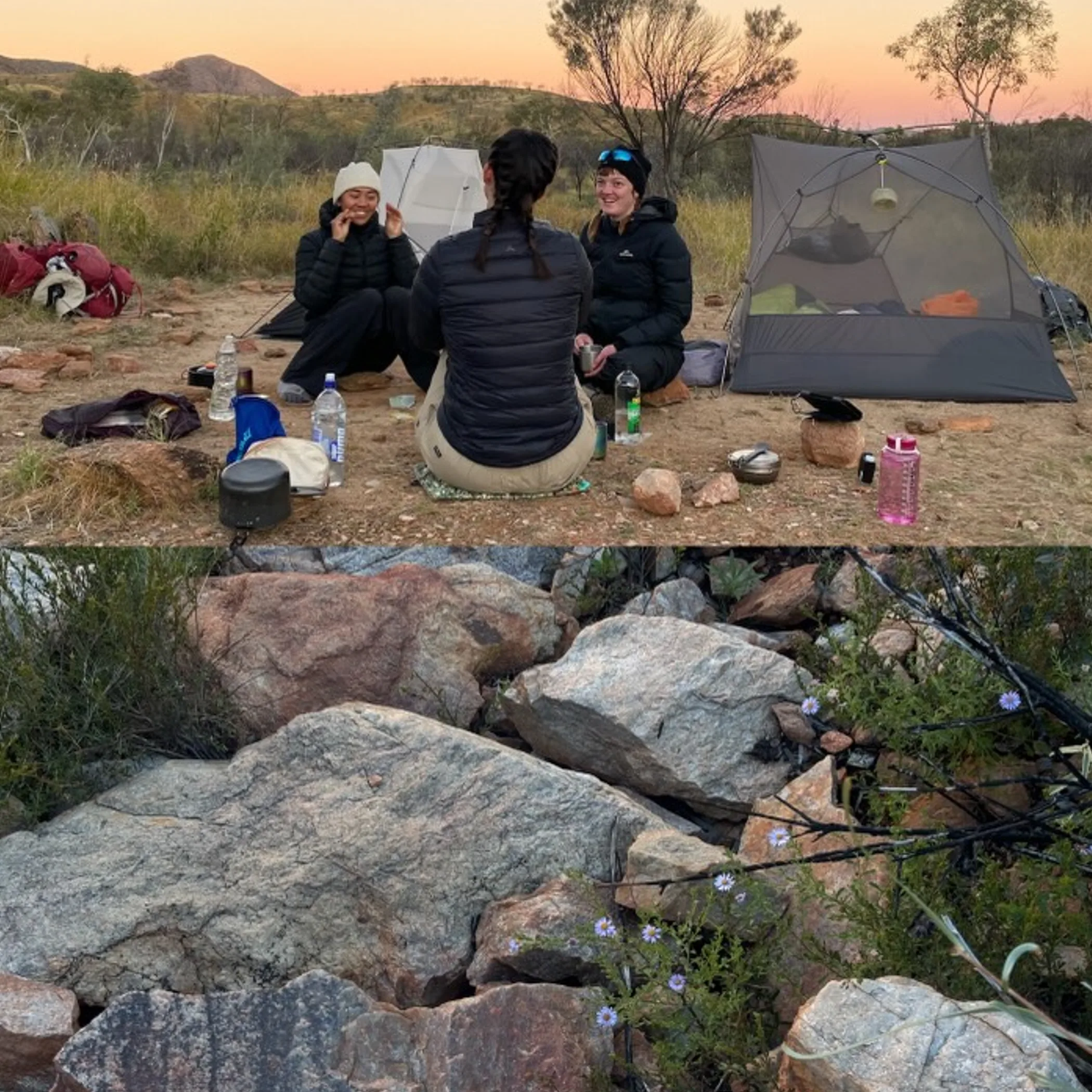 australian outback hiking trail scenery