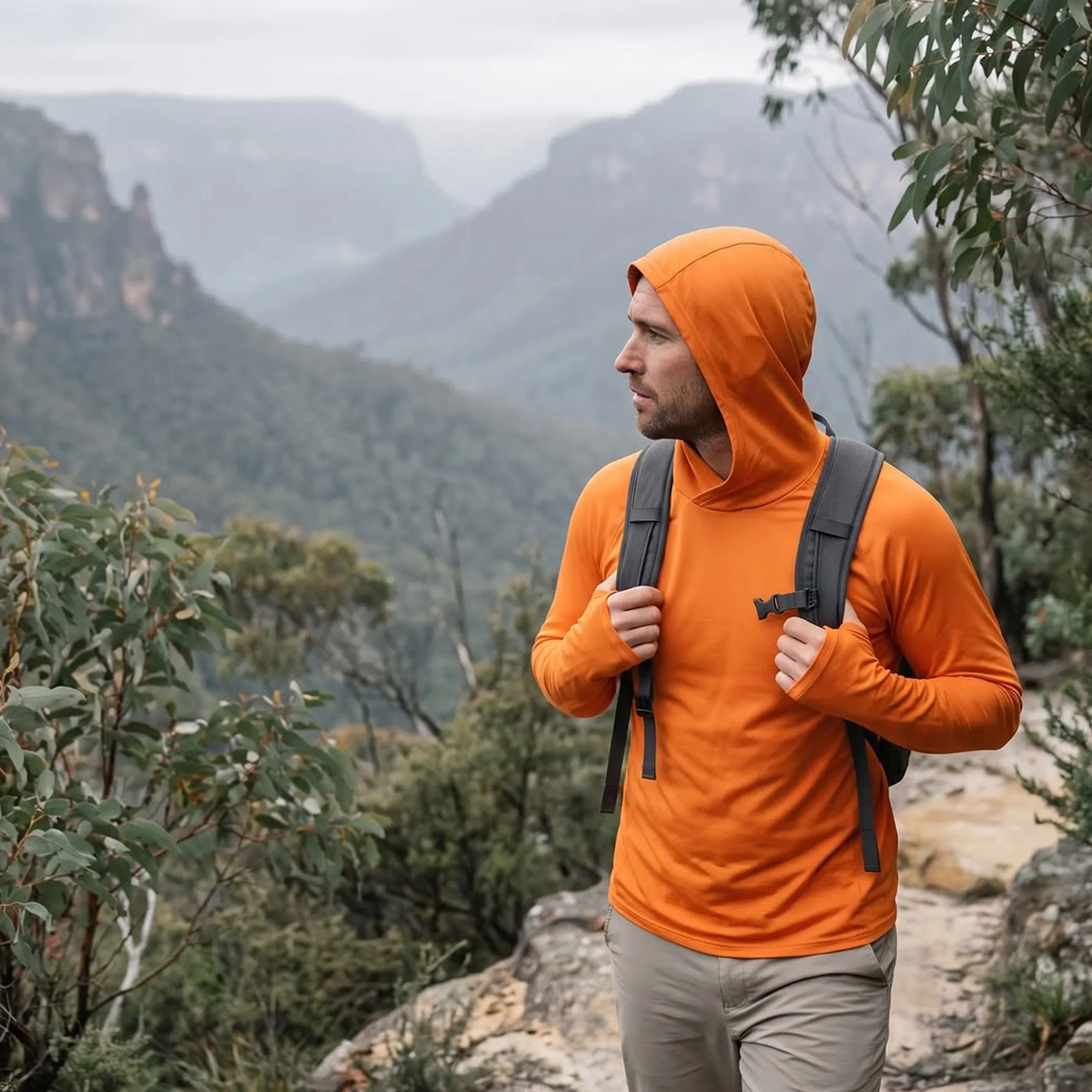 hiking preparation in australian bush
